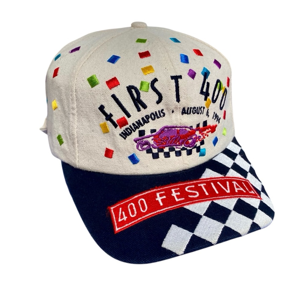Brickyard 400 Festival Hat Cap Vintage NASCAR Racing Indianapolis RARE - Picture 1 of 7